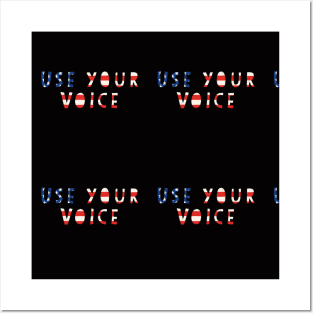 USA - Use Your Voice Posters and Art